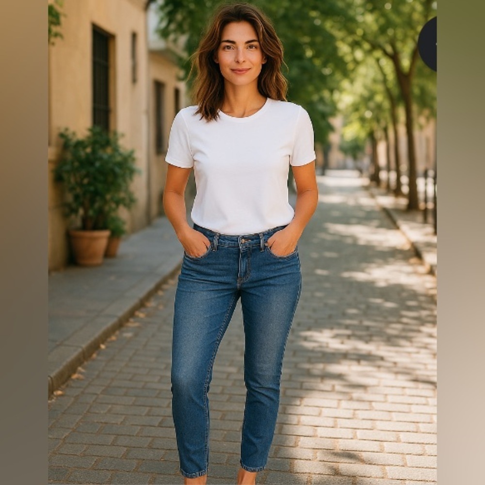 I.o. & Company Blue Skinny Jeans with Tapered Legs